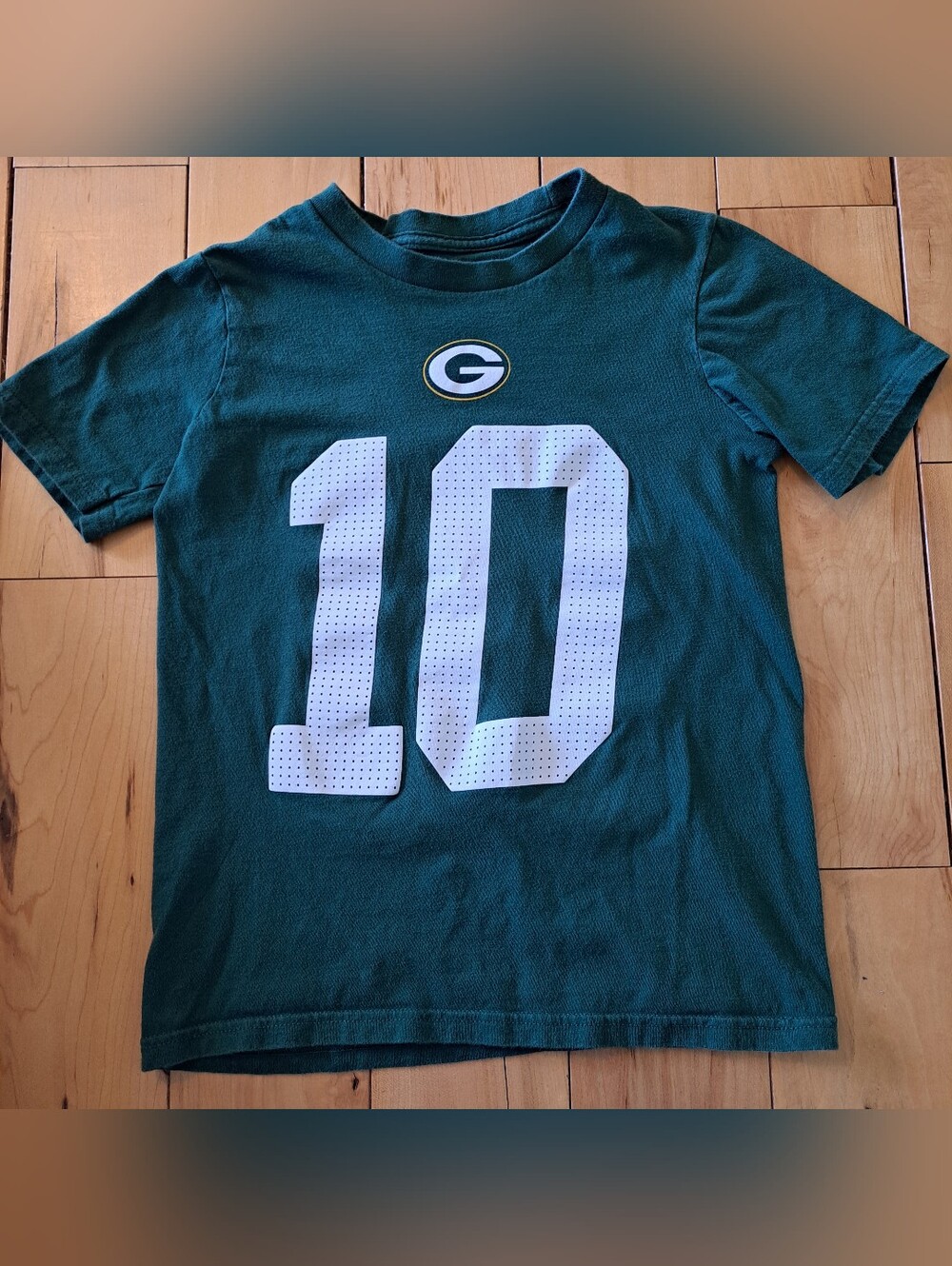 KIDS NIKE TEE GREEN BAY PACKERS JORDAN LOVE Size S